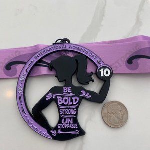 Virtual Pace Series running medal - International Women's Day